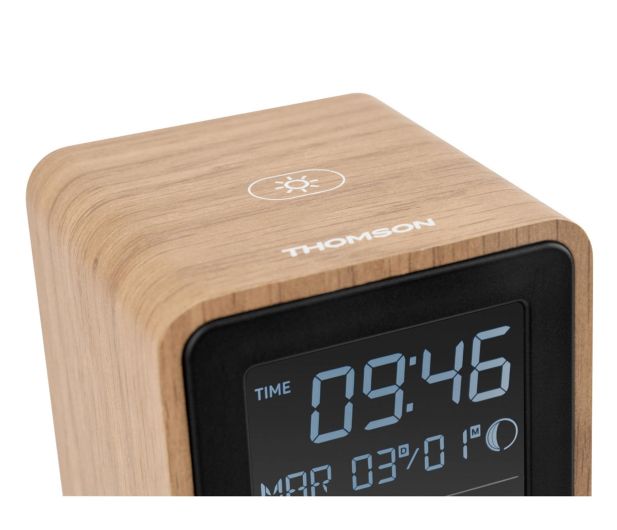Thomson COSY Stacja pogodowa z radiem i głośnikiem BT czarna - 1521552 - zdjęcie 3
